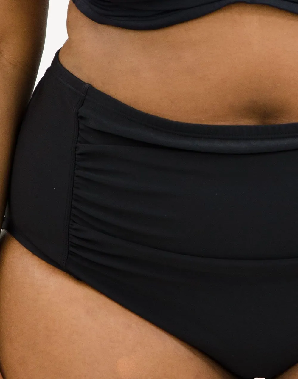 Shir Plus Size Tummy Control Panty Bikini Bottom