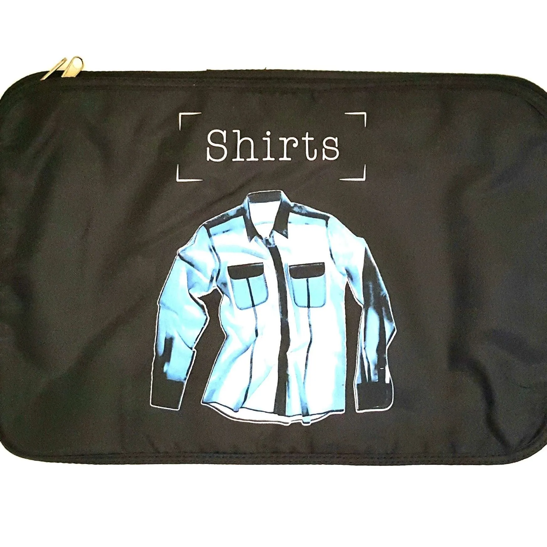 Shirts Travel Organizer Color Black