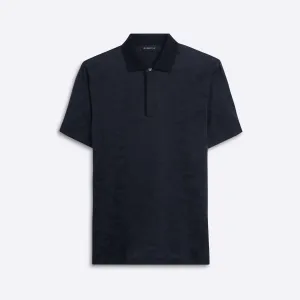 Short Sleeve Quarter Zip Polo