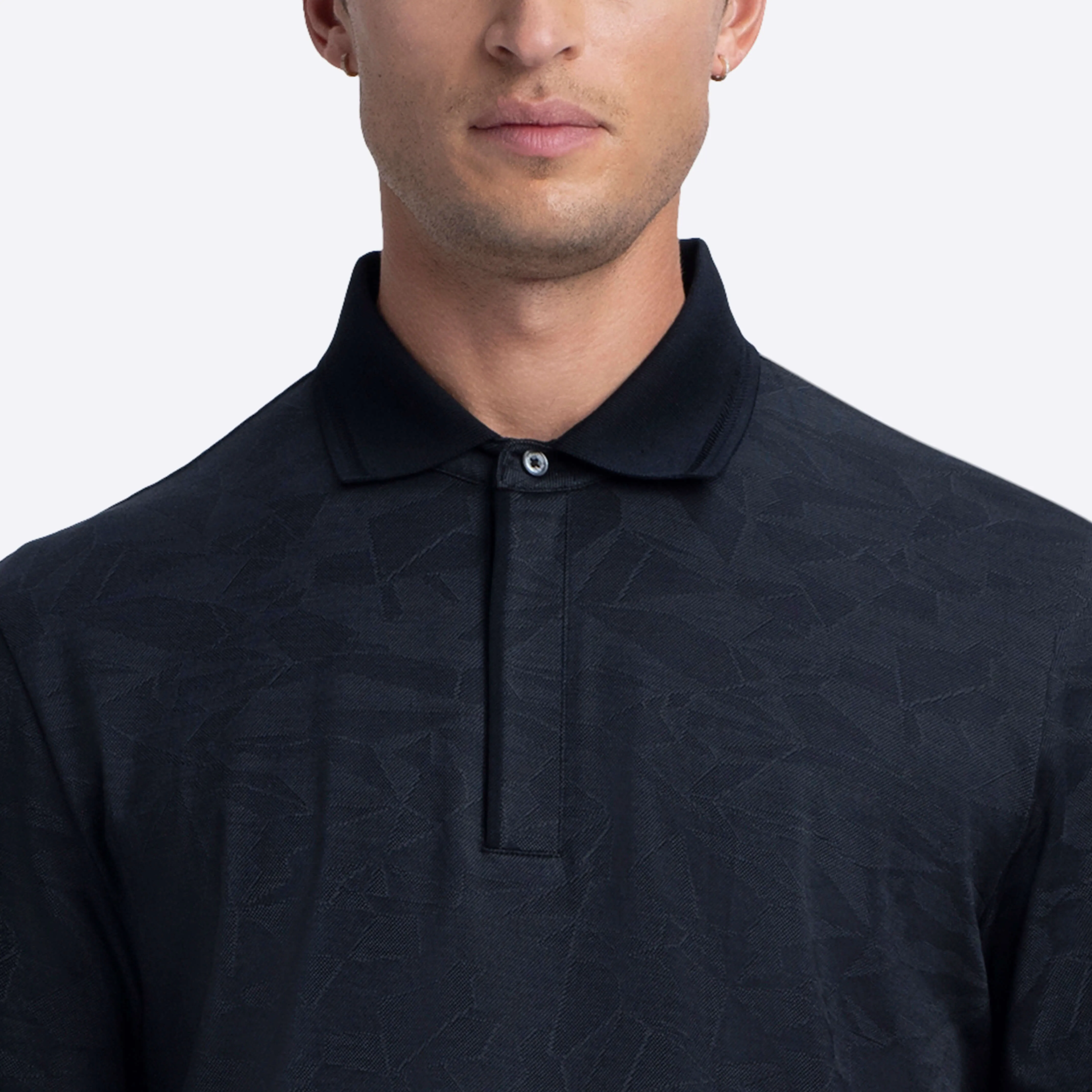 Short Sleeve Quarter Zip Polo