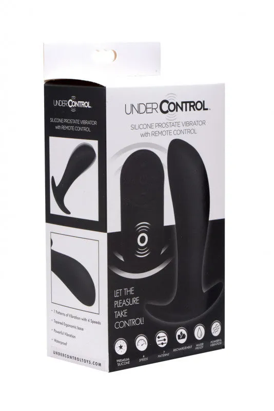 Silicone Prostate Vibrator With Remote Control