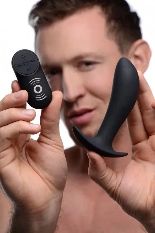 Silicone Prostate Vibrator With Remote Control