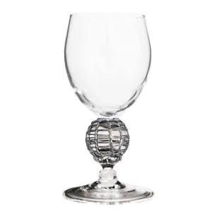 Silver Latitude Water Glass