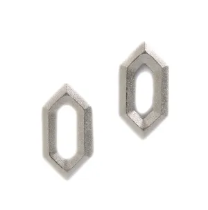 Small Hexagon Stud Earrings