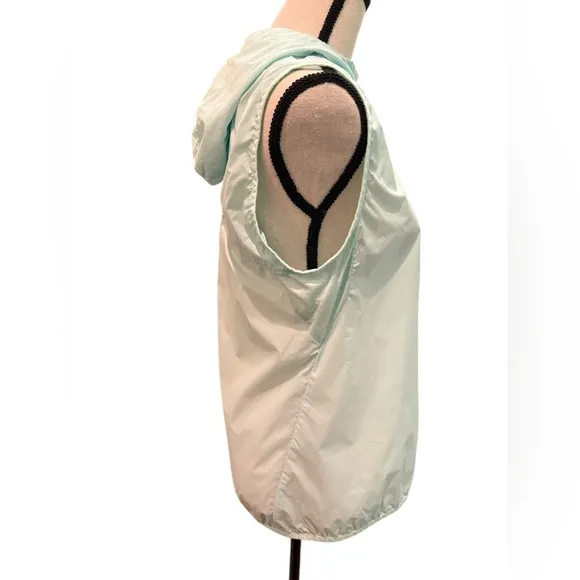 Smartwool Merino Sport Ultra Light Vest Sleeveless Aqua Hooded Packable wool
