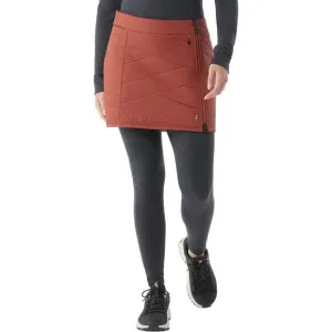 Smartwool Smartloft Zip Skirt Womens XL Pecan Brown Merino Wool