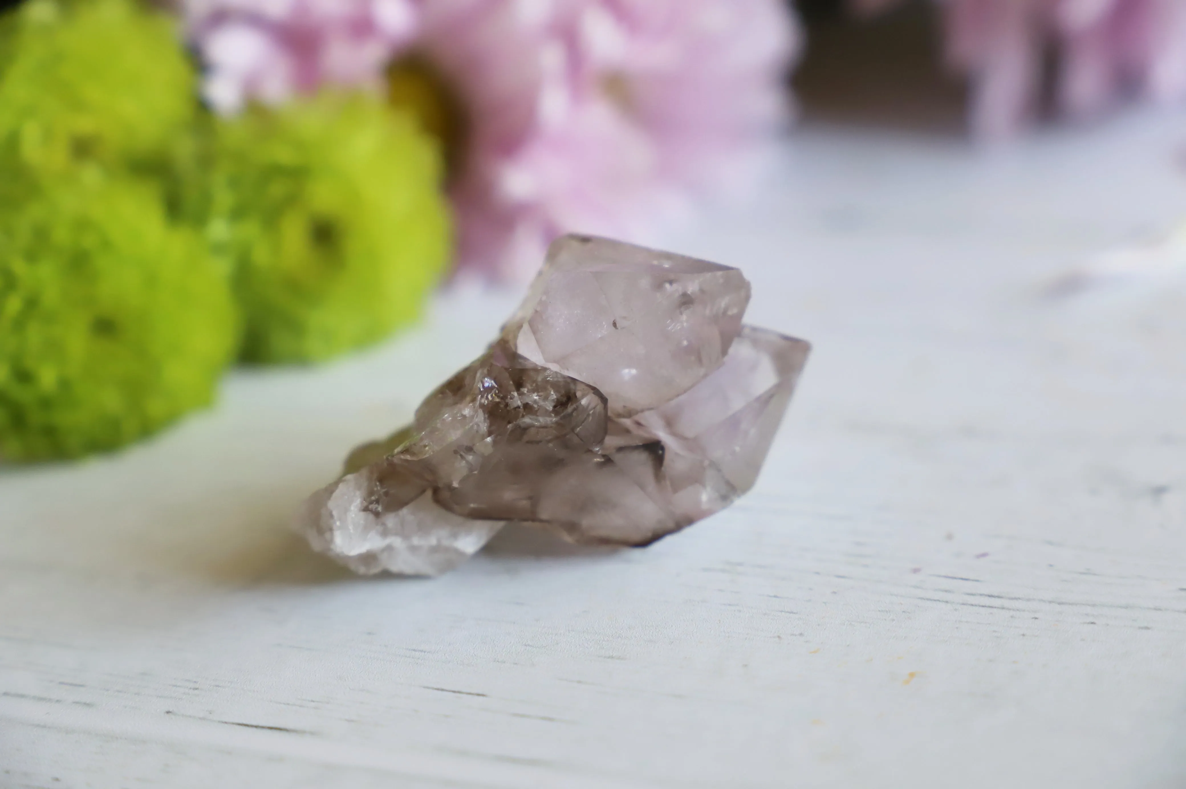 Smoky Amethyst Elestial quartz | 51g