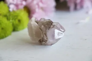 Smoky Amethyst Elestial quartz | 51g