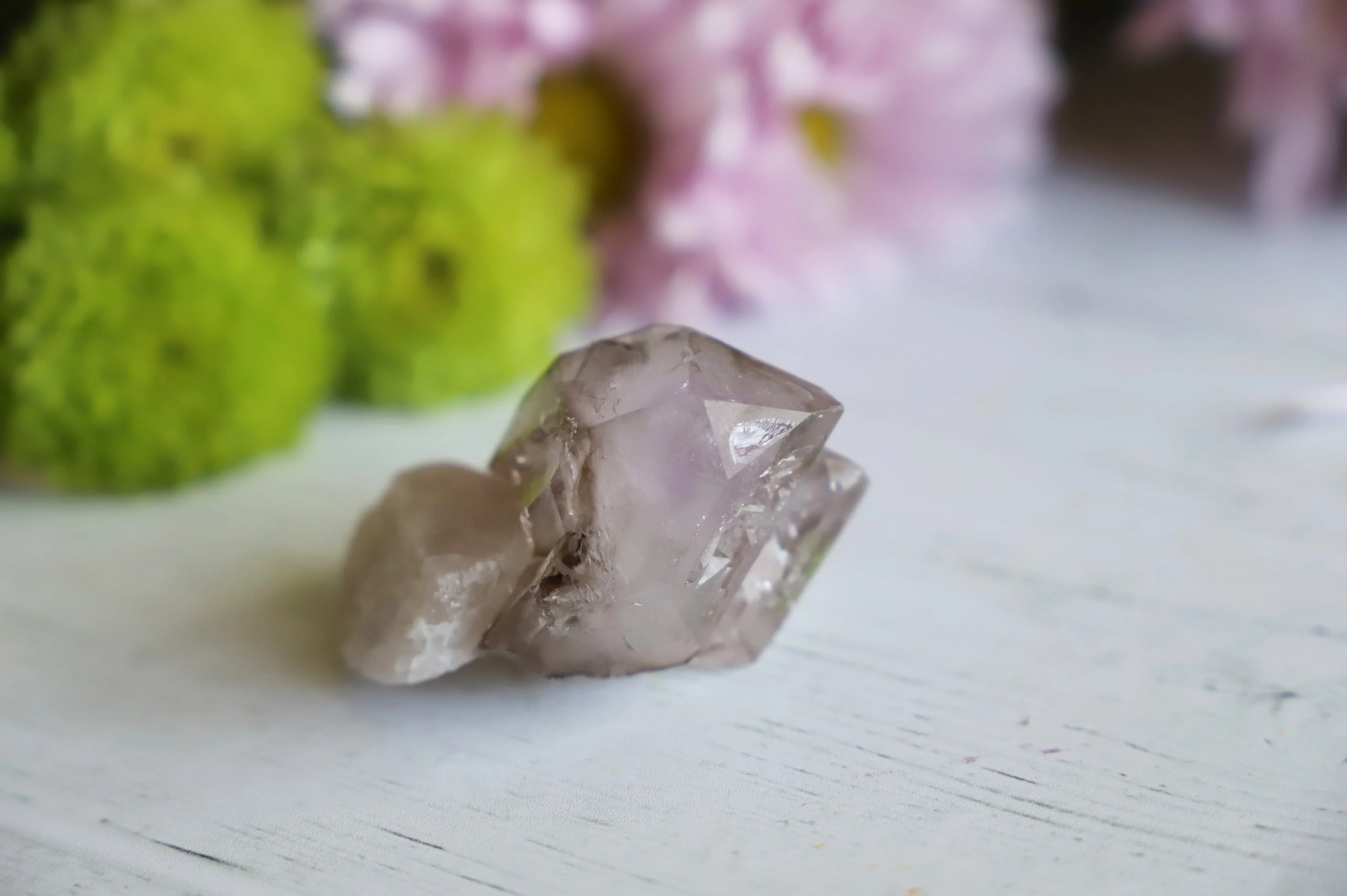Smoky Amethyst Elestial quartz | 51g