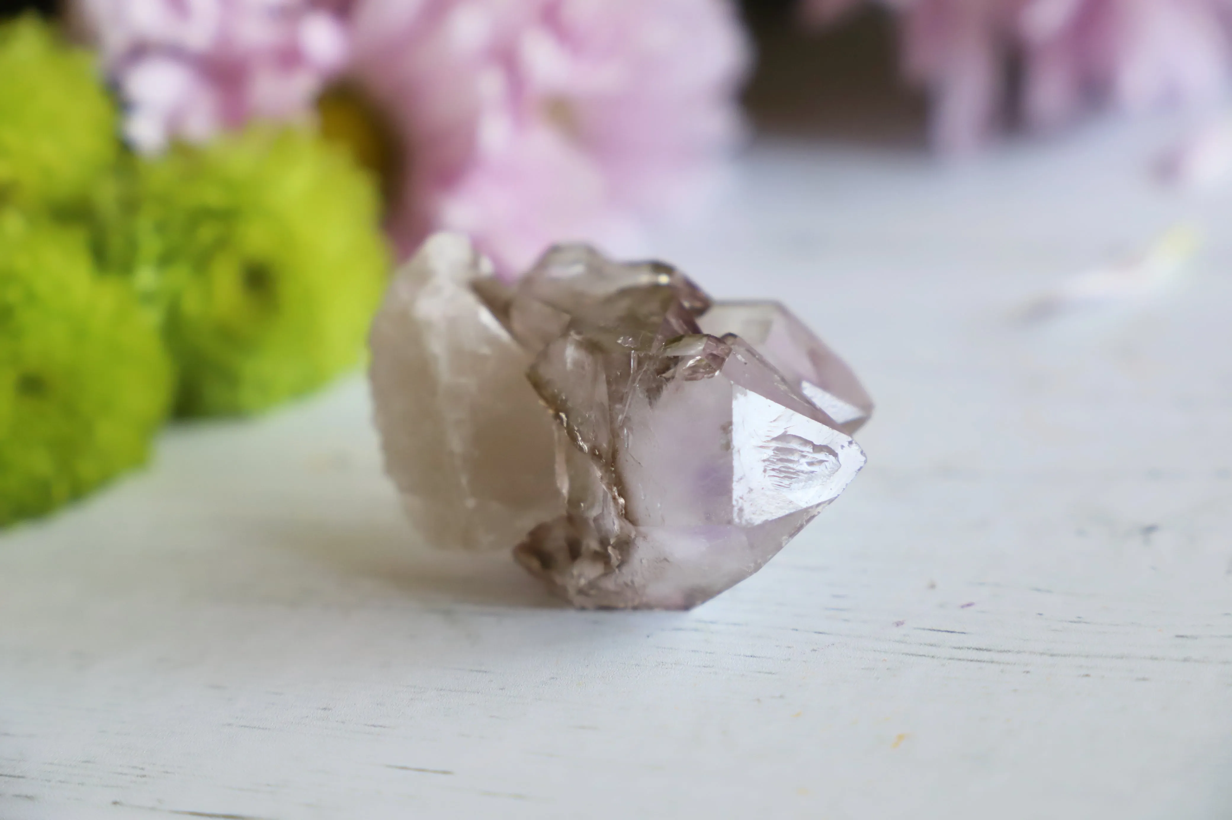 Smoky Amethyst Elestial quartz | 51g