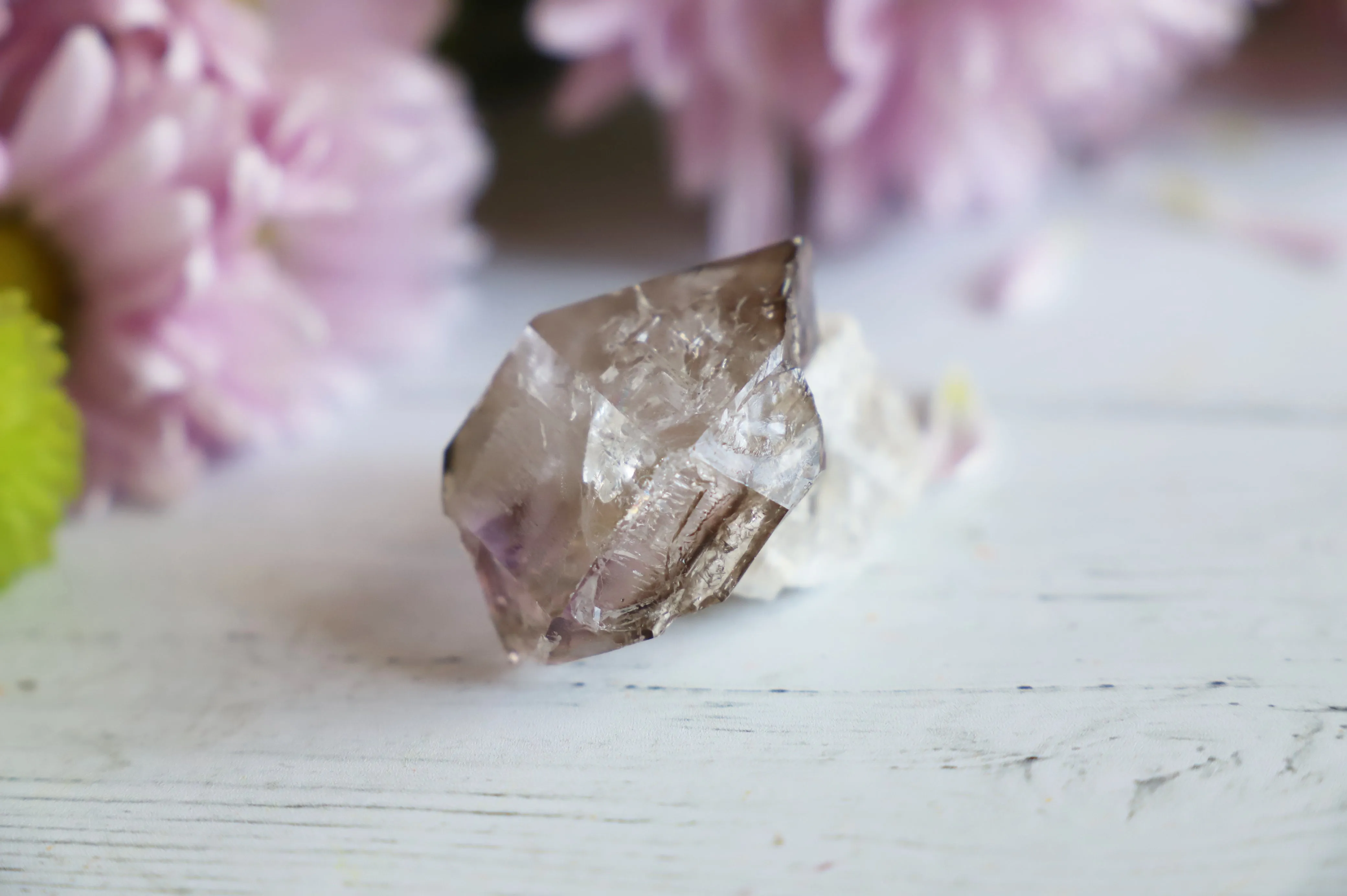 Smoky Amethyst Elestial quartz | 56g
