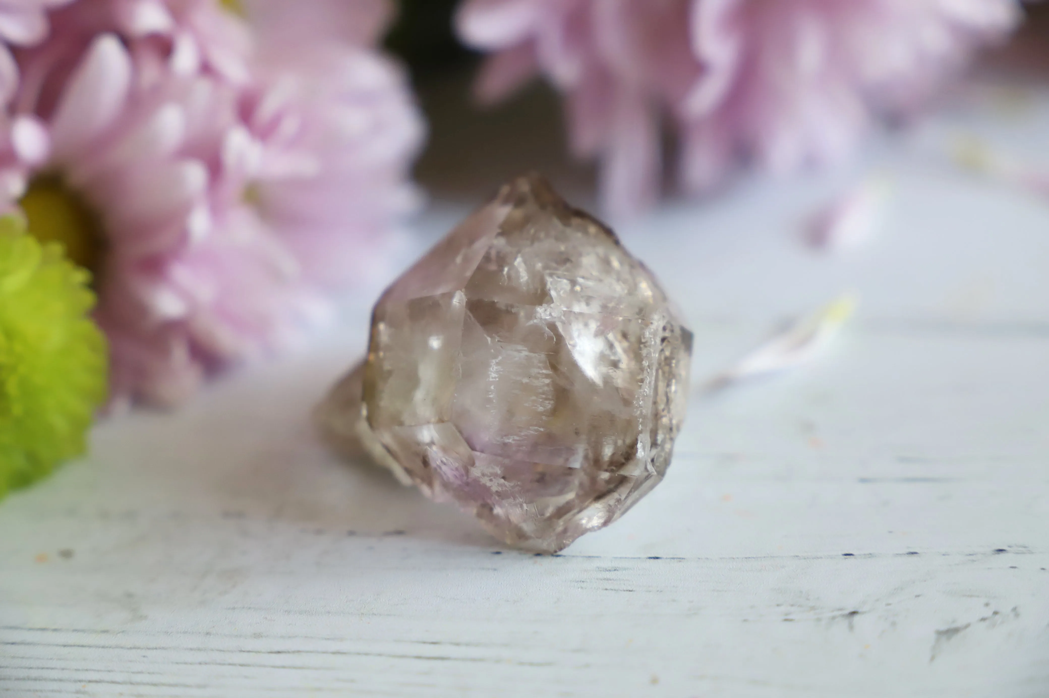 Smoky Amethyst Elestial quartz | 56g