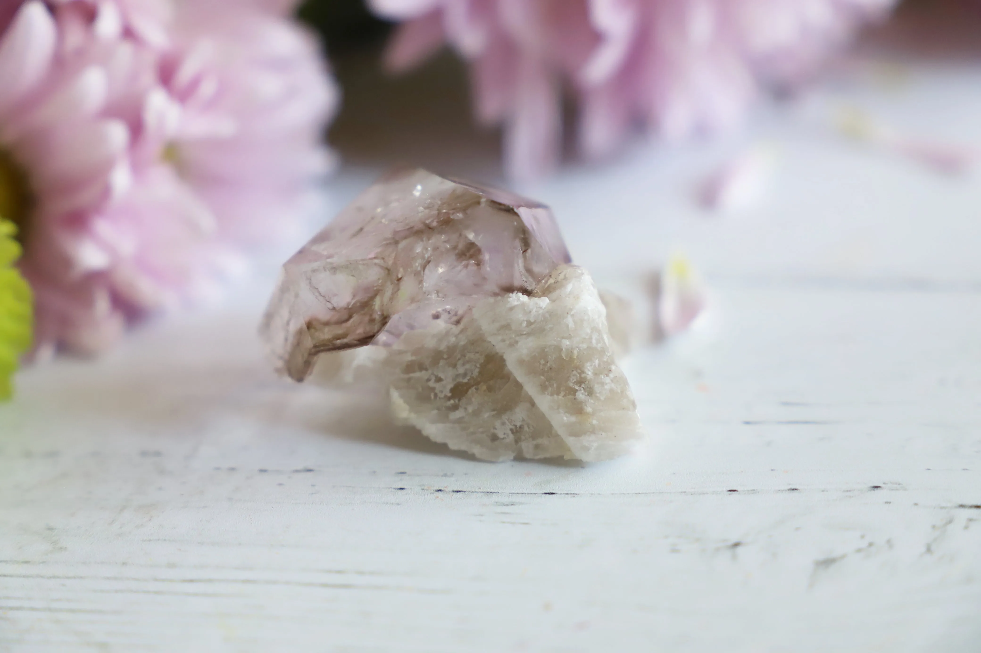 Smoky Amethyst Elestial quartz | 56g