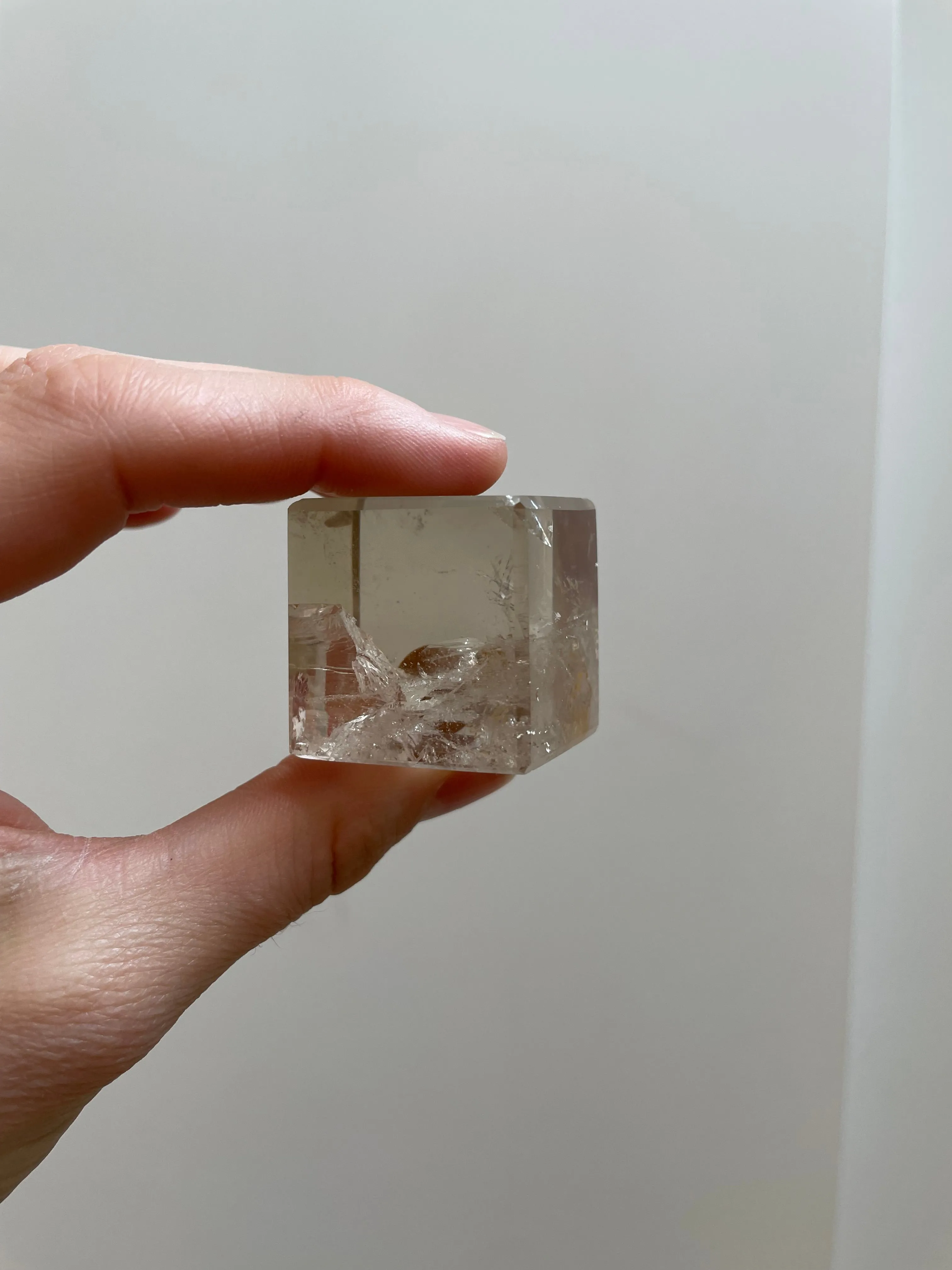 Smoky Quartz Cube