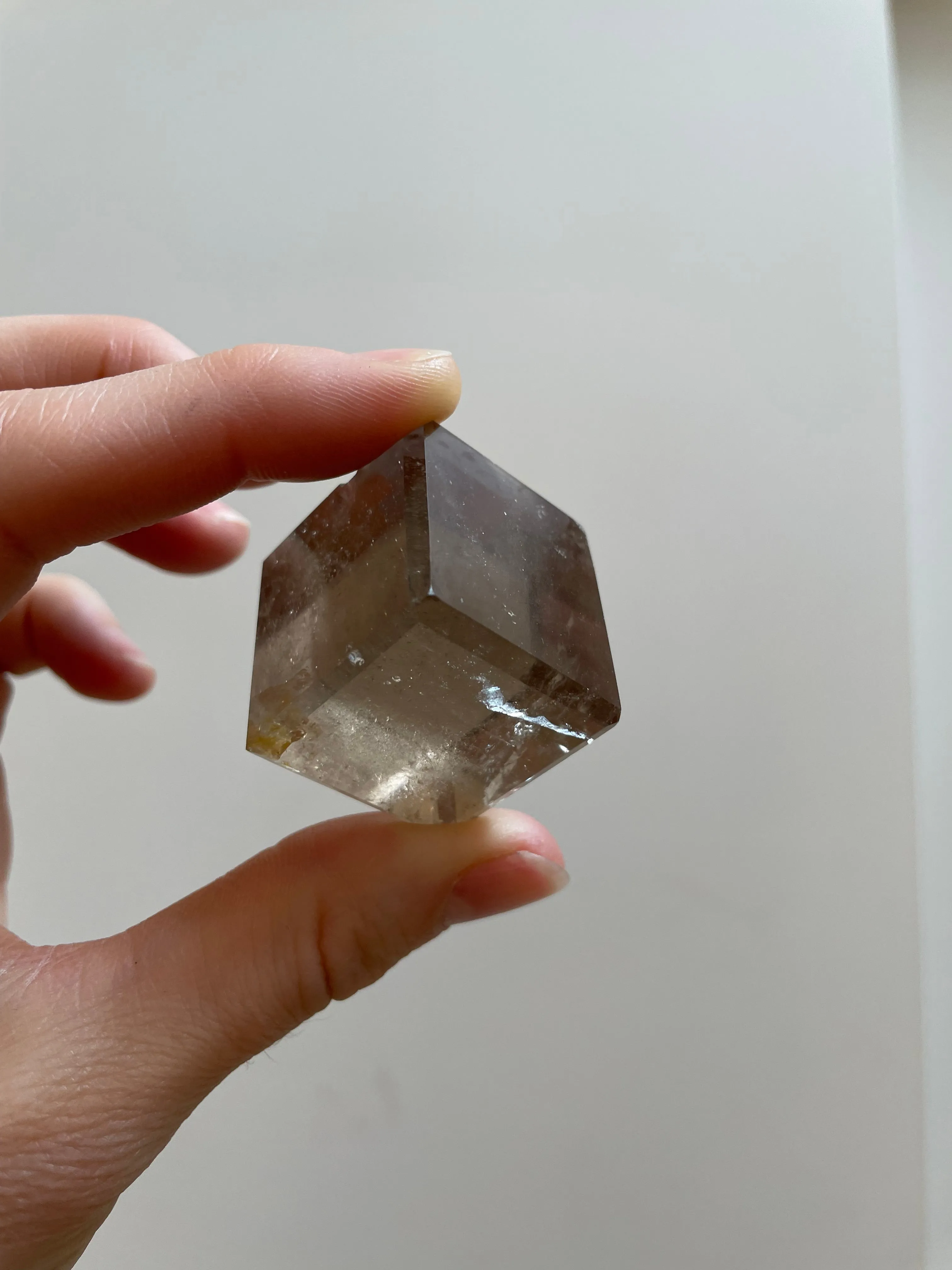 Smoky Quartz Cube