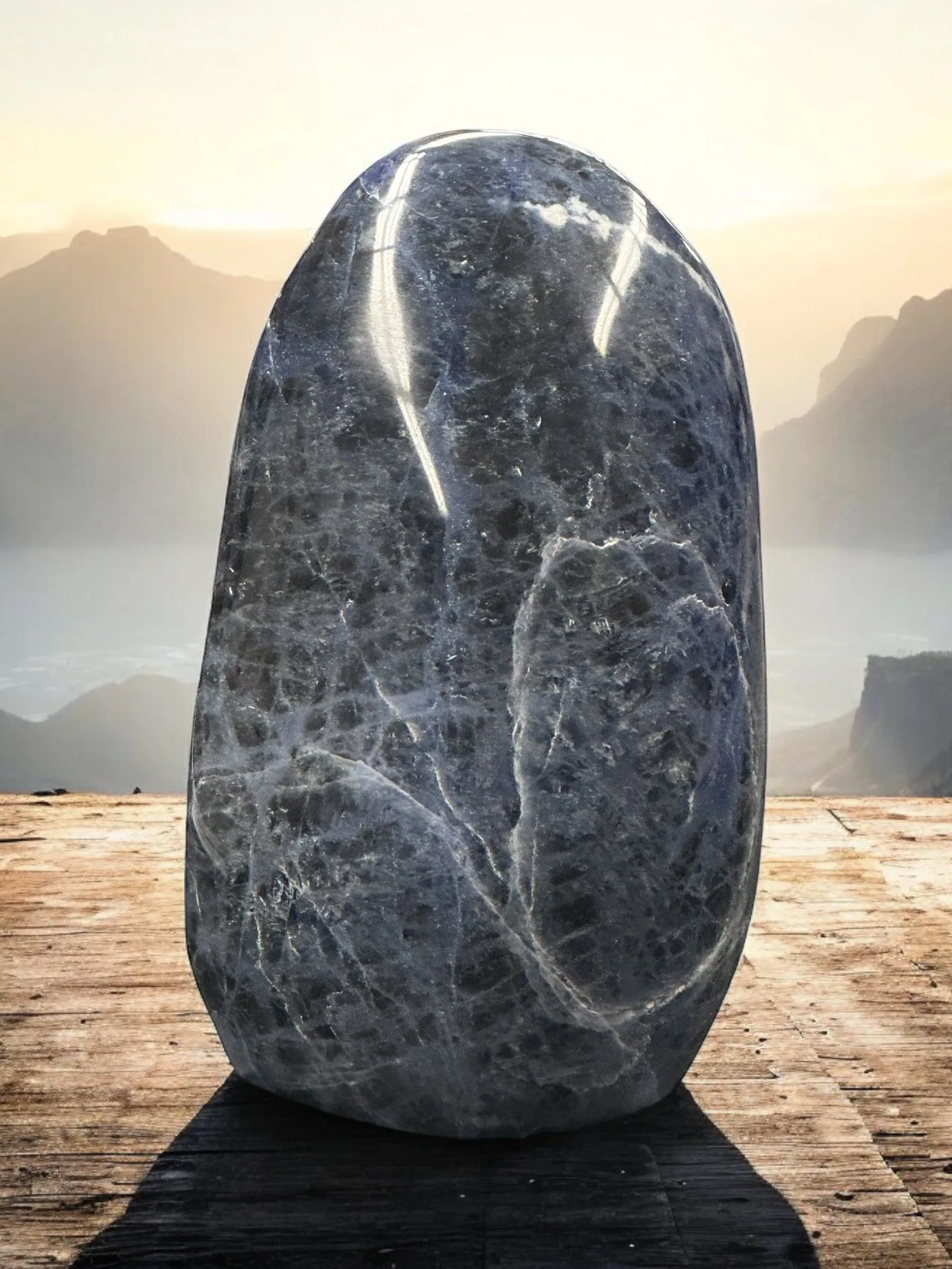 Sodalite Free Form - Polished - Dark Blue Crystal