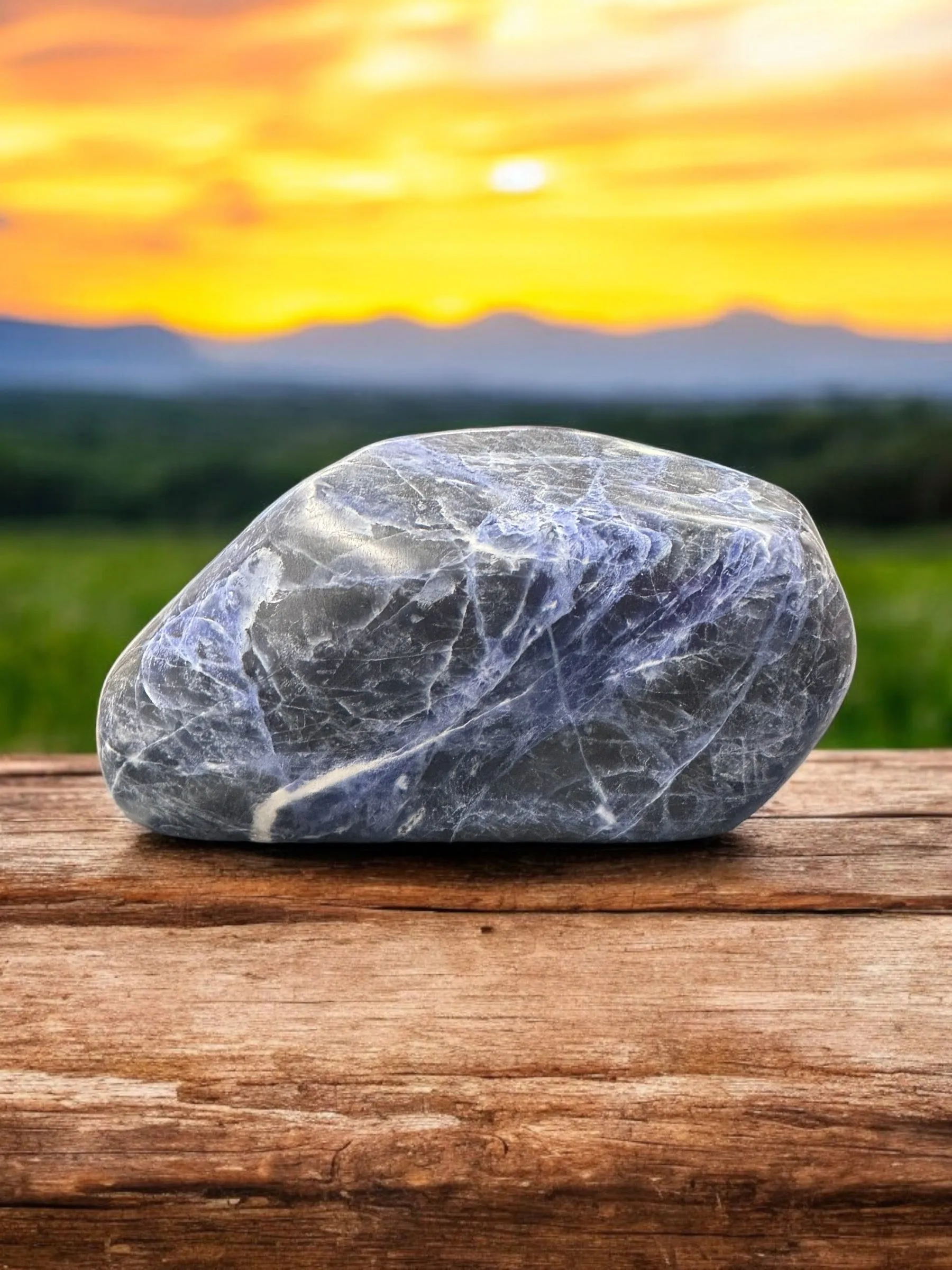 Sodalite Free Form - Polished - Dark Blue Crystal