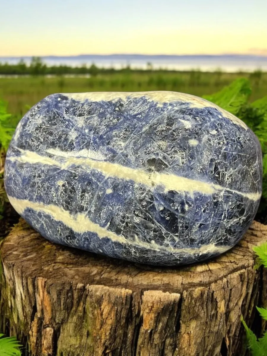Sodalite Free Form - Polished - Dark Blue Crystal