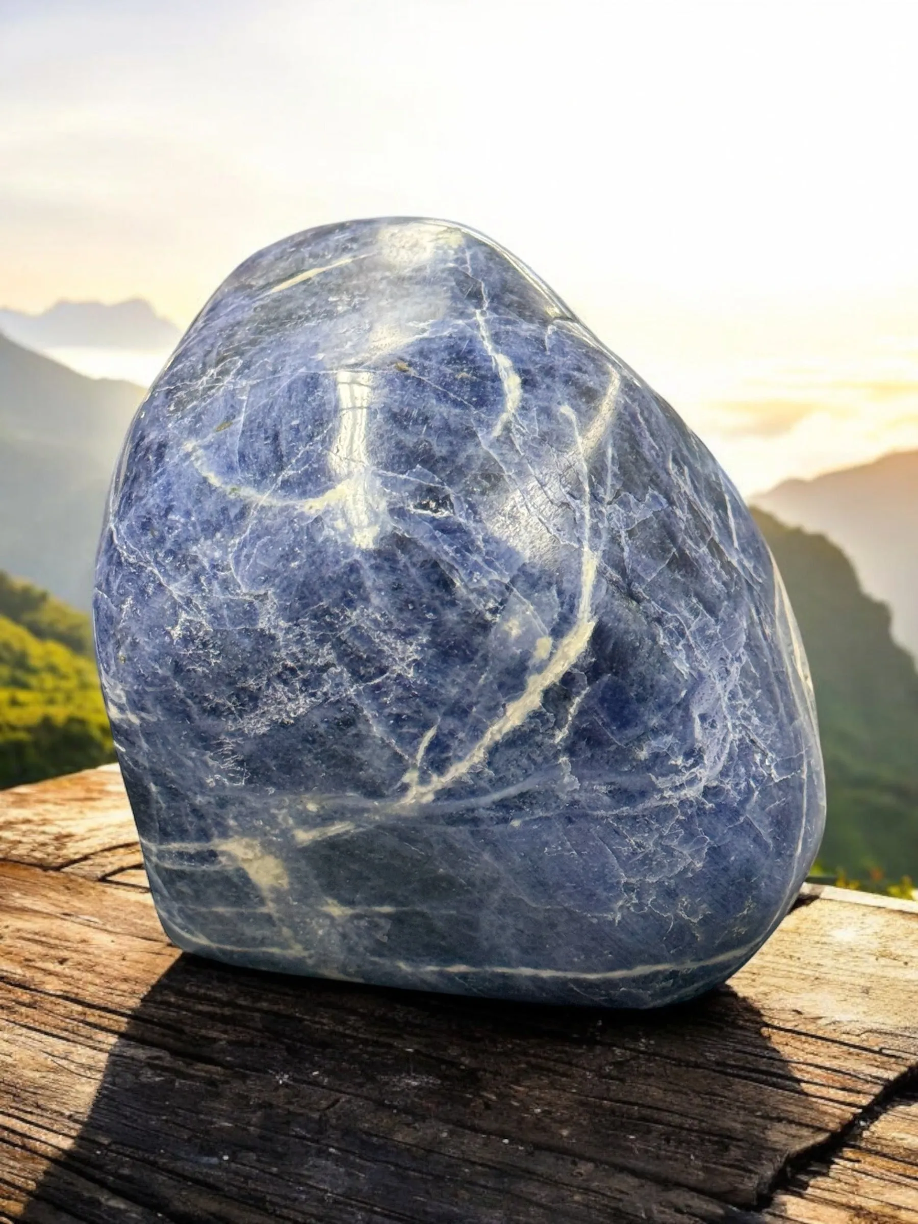 Sodalite Free Form - Polished - Dark Blue Crystal