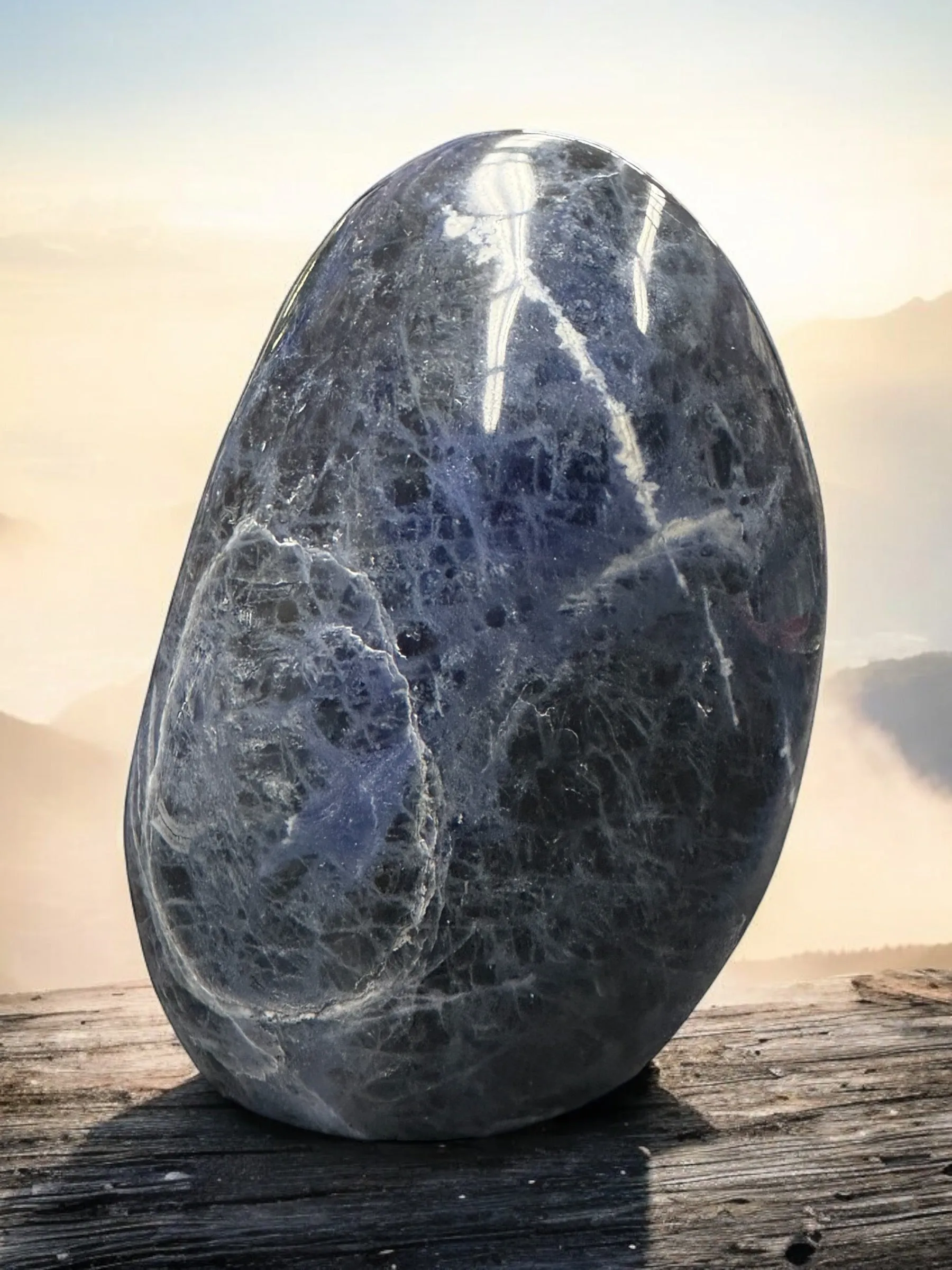 Sodalite Free Form - Polished - Dark Blue Crystal