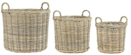 Sonoma Weatherproof Lined Wicker Basket Planter | Available in Three Sizes