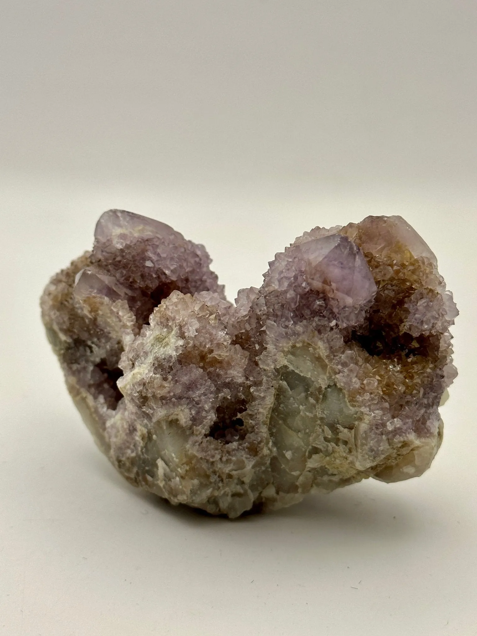 Spirit Quartz Cluster - Amethyst, Citrine, Fire Quartz(Hematoid)