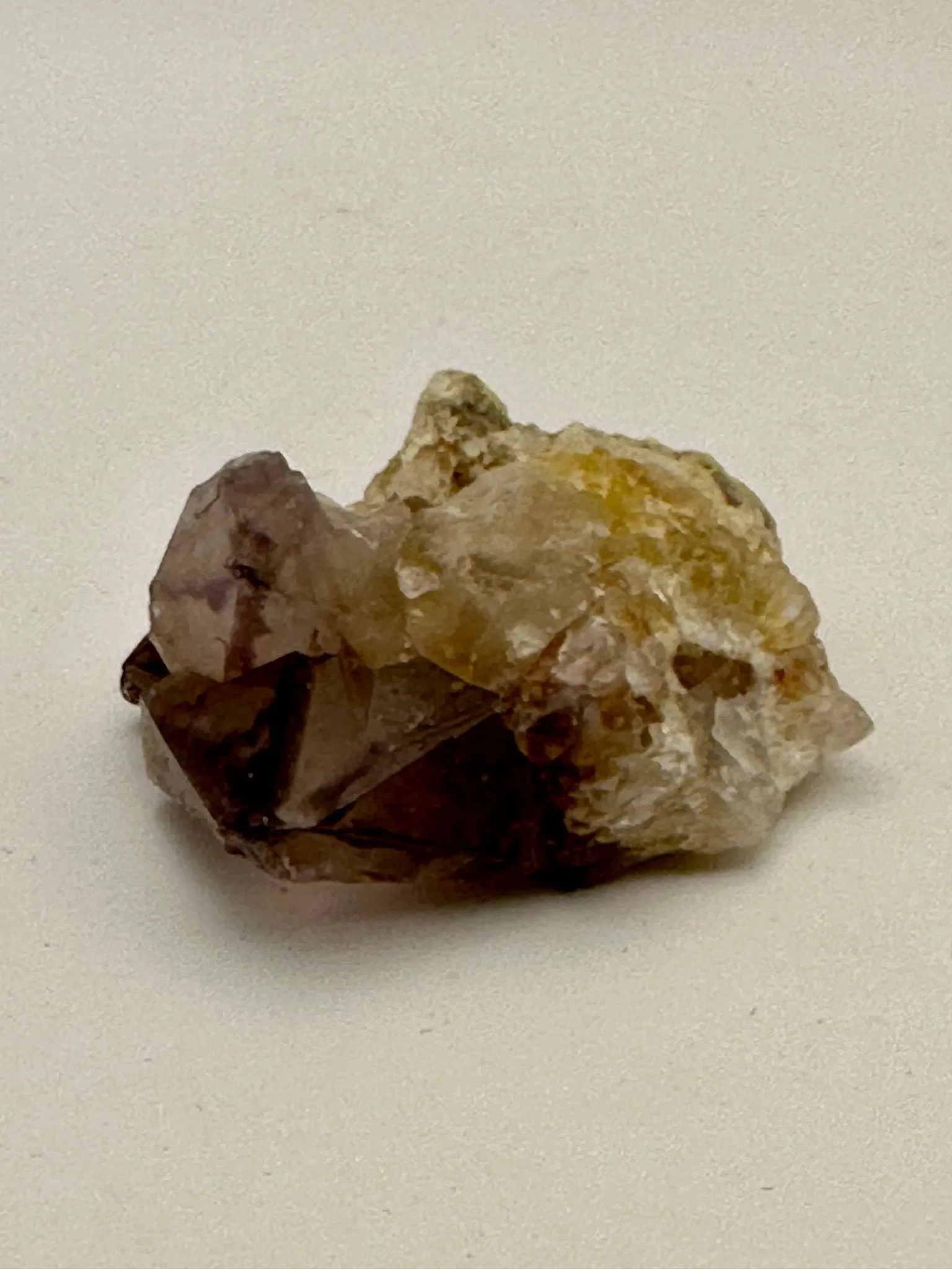 Spirit Quartz Cluster - Amethyst, Citrine, Fire Quartz(Hematoid)