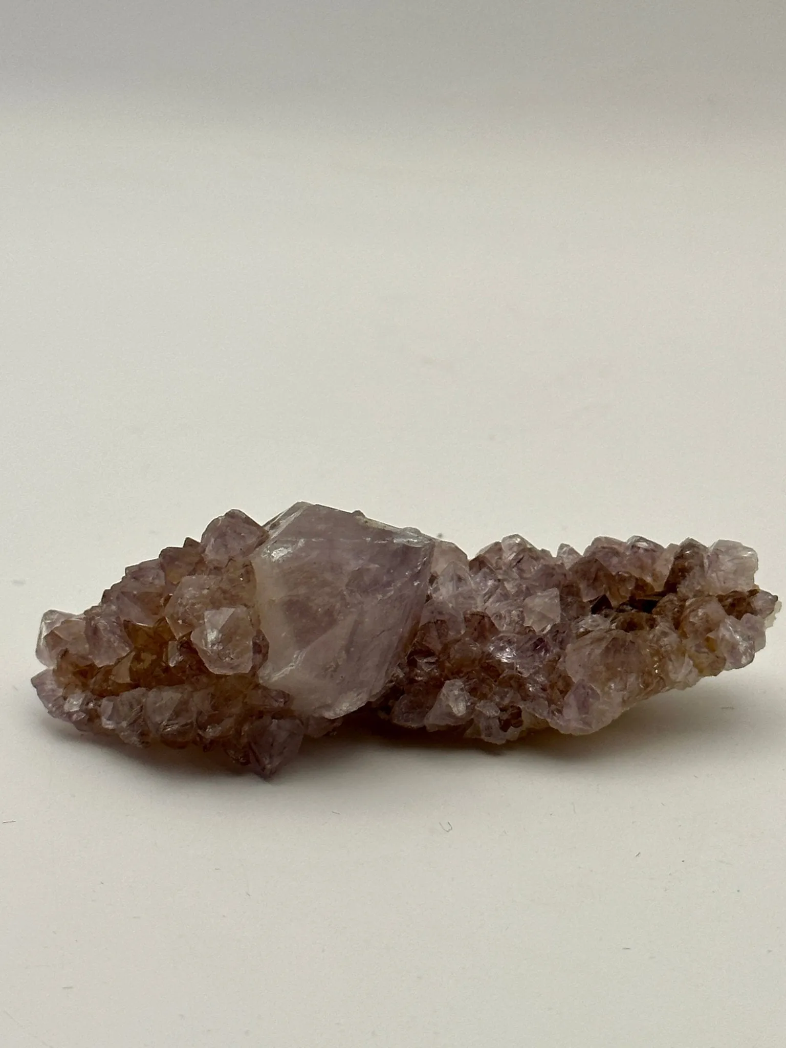Spirit Quartz Cluster - Amethyst, Citrine, Fire Quartz(Hematoid)