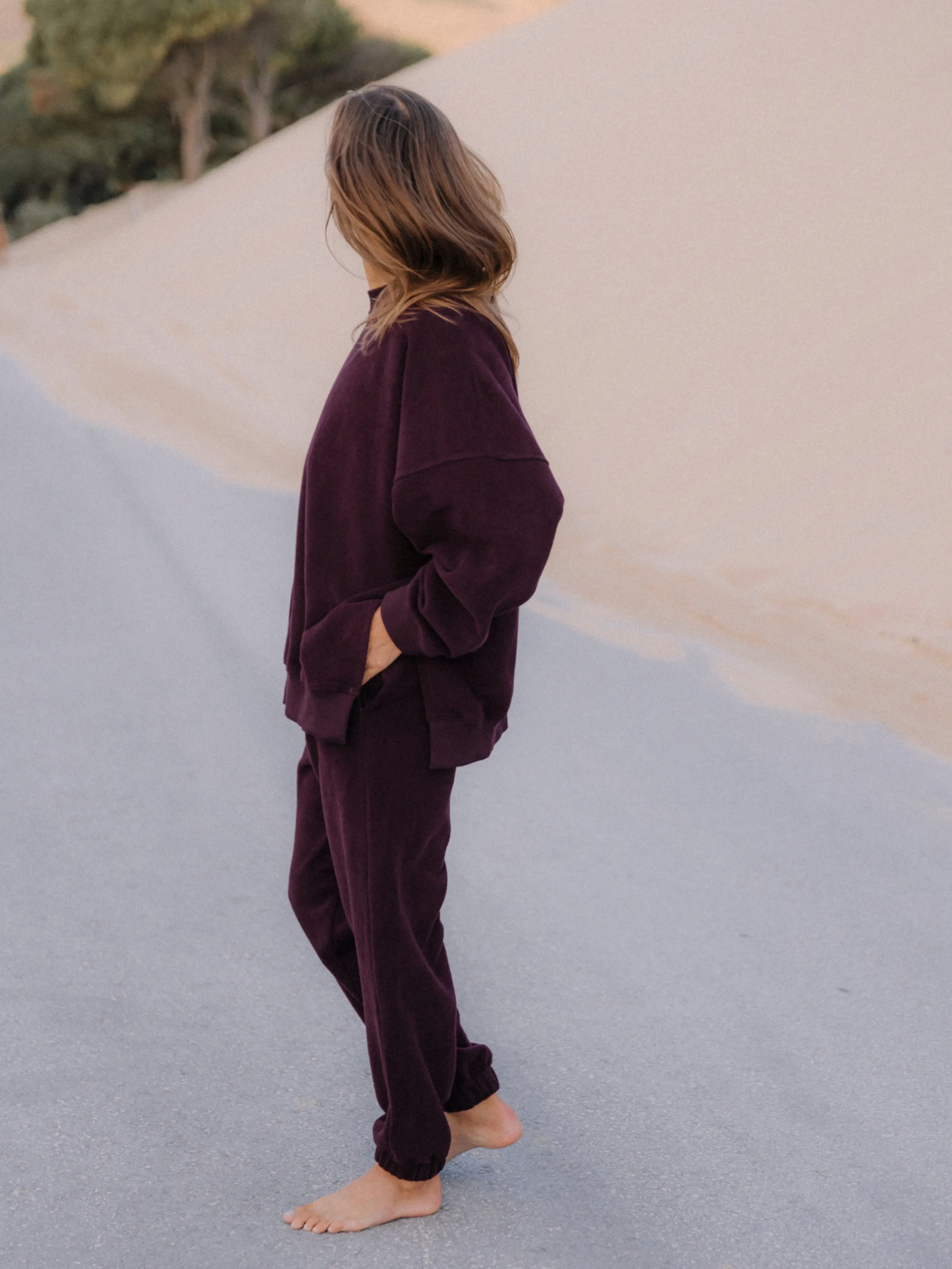 Spodnie Kind, Burgundy