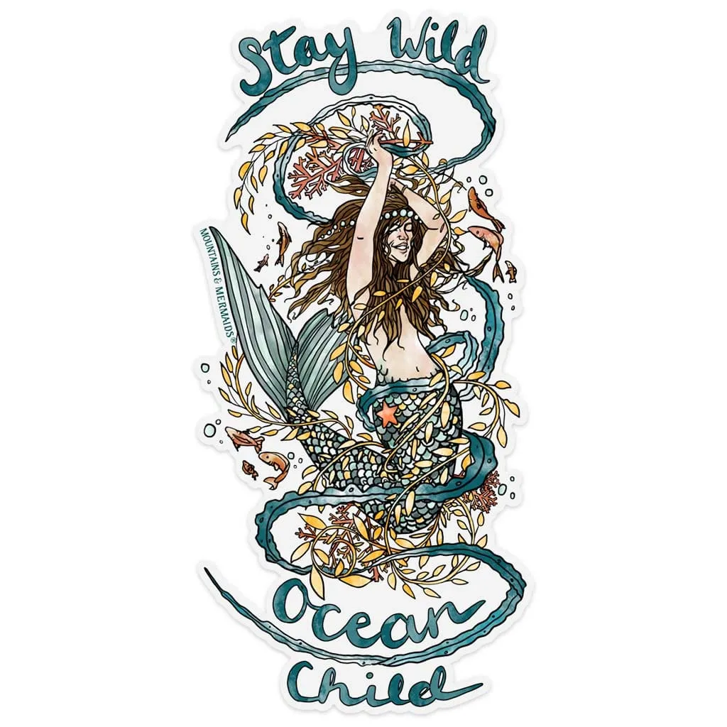 Stay Wild Ocean Child Decal