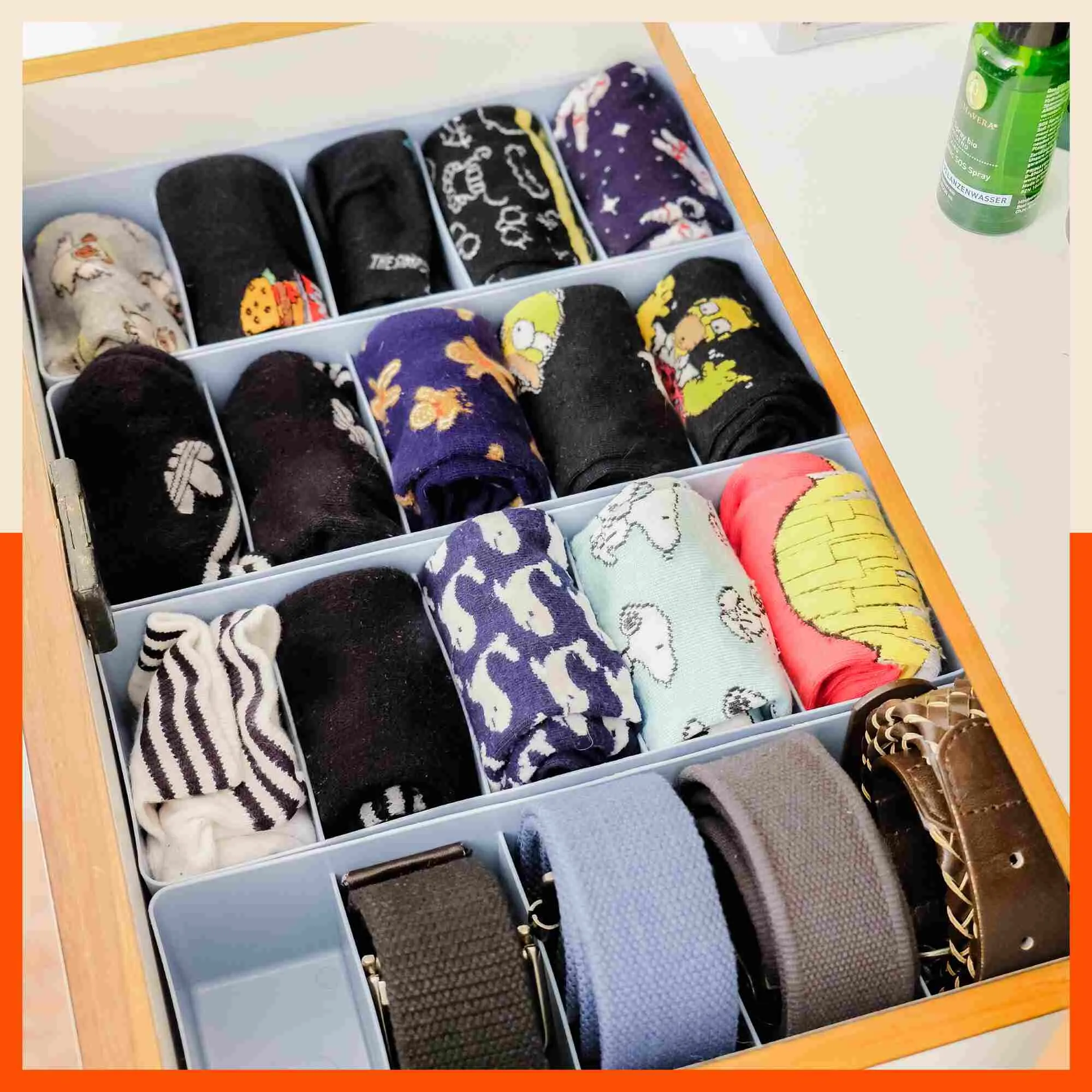 Stomo Dori Multi-Purpose Stackable Drawer Organizer For Home | Jade - Set of 8