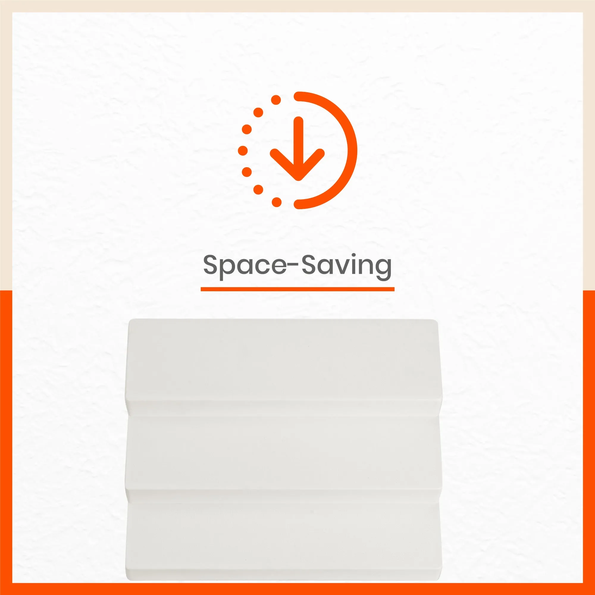 Stomo Taro Multipurpose Shelf Organizer for Home | Pearl White & Smoke