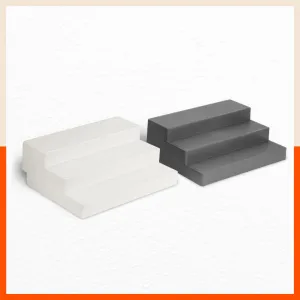 Stomo Taro Multipurpose Shelf Organizer for Home | Pearl White & Smoke