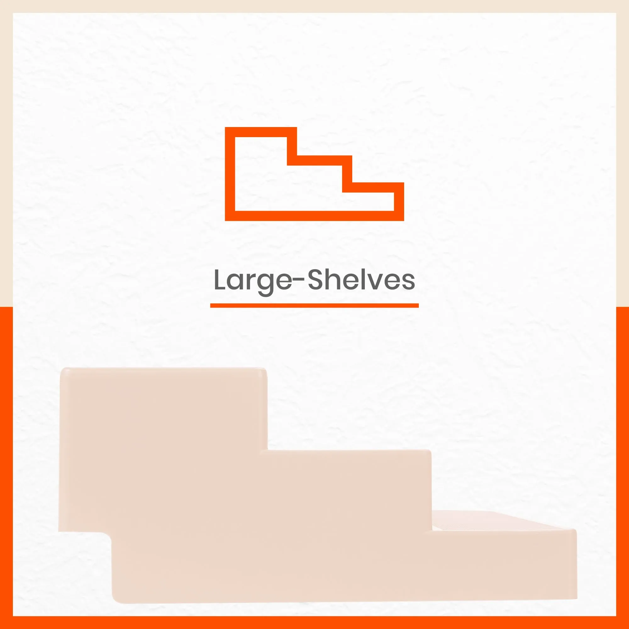 Stomo Taro Multipurpose Shelf Organizer for Home | Smoke & Skin