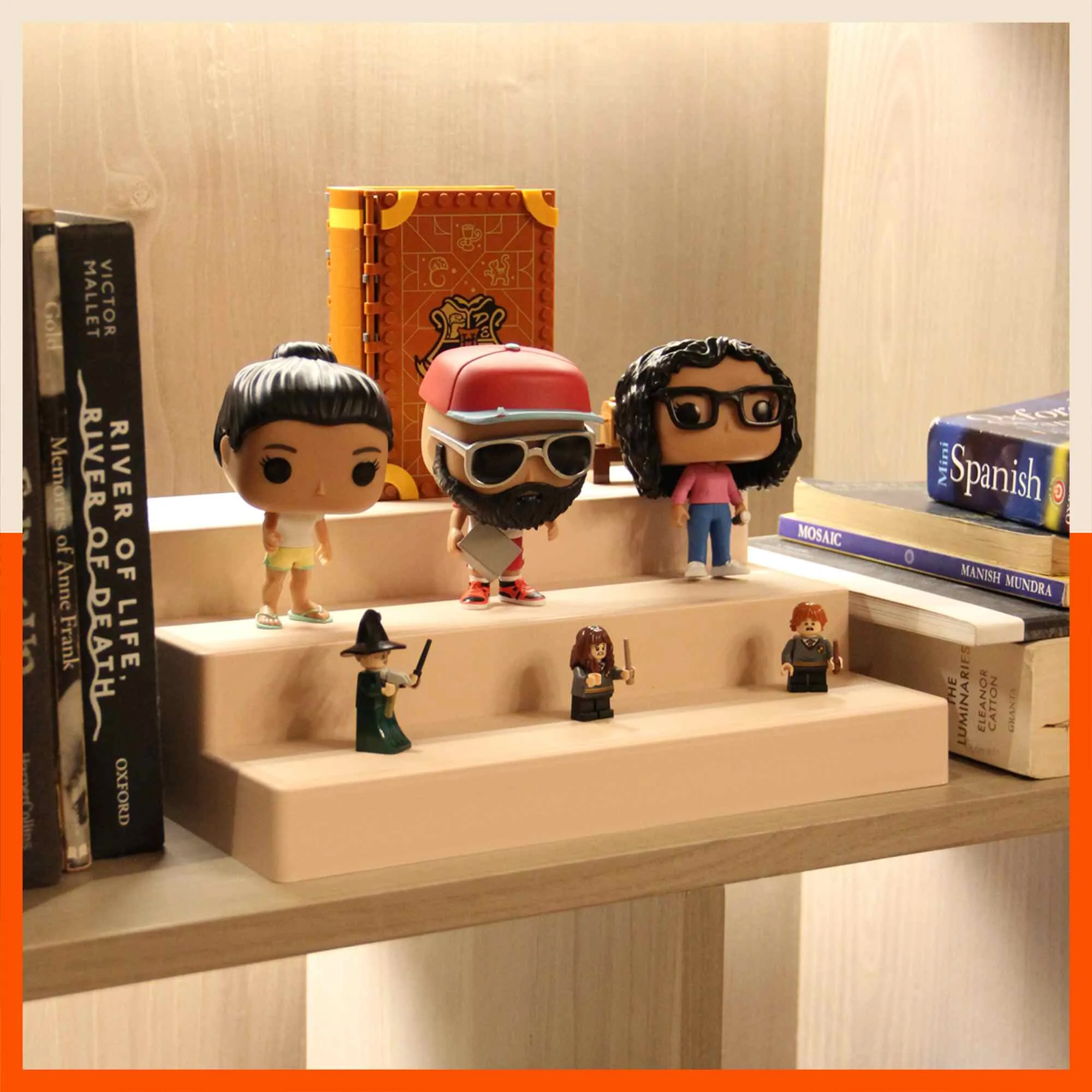 Stomo Taro Multipurpose Shelf Organizer for Home | Smoke & Skin