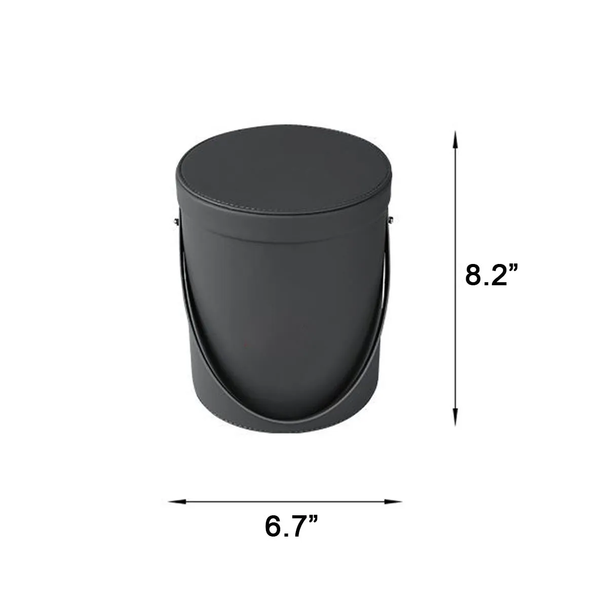 Storage Box Trash Can, Custom Logo For Your Cars, Portable Collapsible Car Trash Can, Leather Waterproof Small Mini Car Garbage Can Waste Basket, Car Accessories TS15989Your
