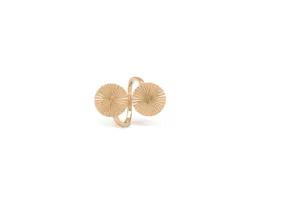 Studio Tara   I   Mulino 18K Gold Windmill Twisted Open Ring