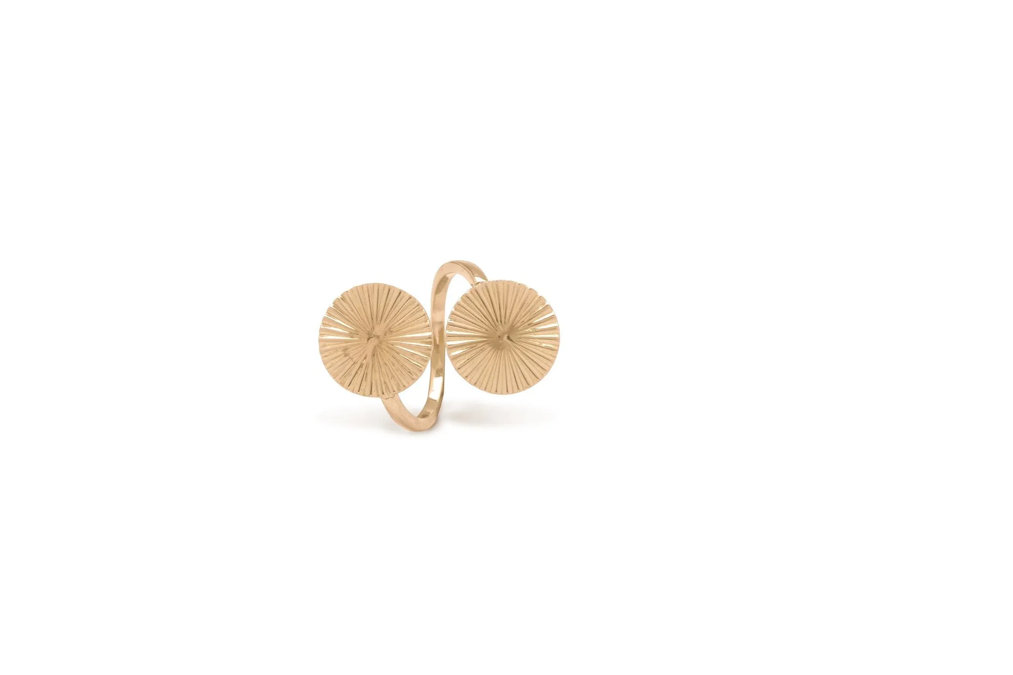 Studio Tara   I   Mulino 18K Gold Windmill Twisted Open Ring