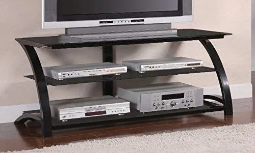 Stunning Black Tv console With Designer Legs