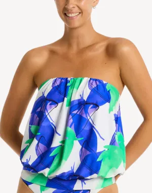 Sublime Bandeau Blouson Tankini Top