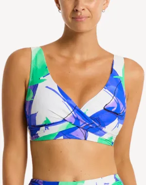 Sublime Cross Front Multifit Bikini Top