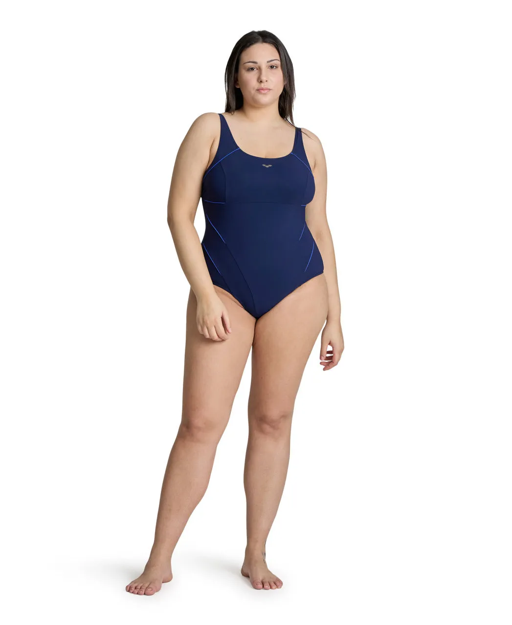Sundbolur Stórar Stærðir Arena Shapewear Jewel Plus Size R - Dökkblár og Blár