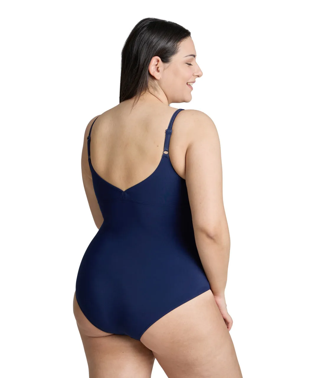 Sundbolur Stórar Stærðir Arena Shapewear Jewel Plus Size R - Dökkblár og Grænn