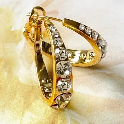 super sparkle bold hoop