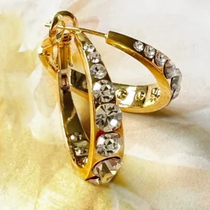super sparkle bold hoop