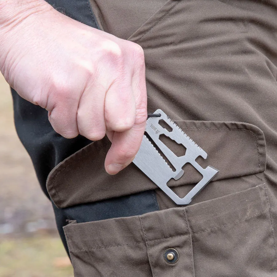 Survive Outdoors Longer SOL PackIt Survival Card Tool