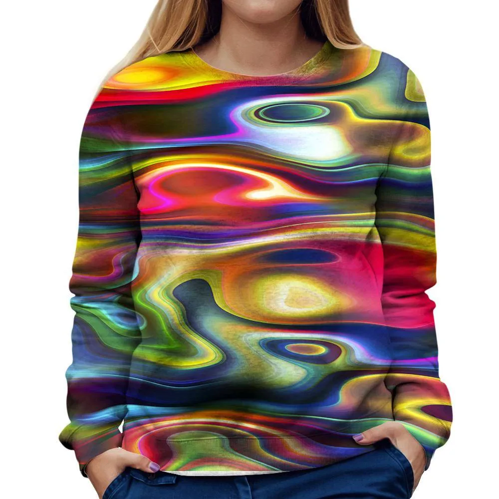 Swirly Womens Sweatshirt