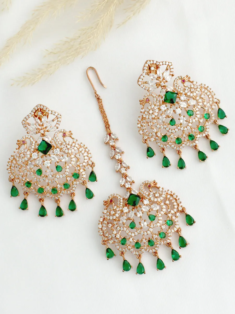 Takshi Earrings & Tikka