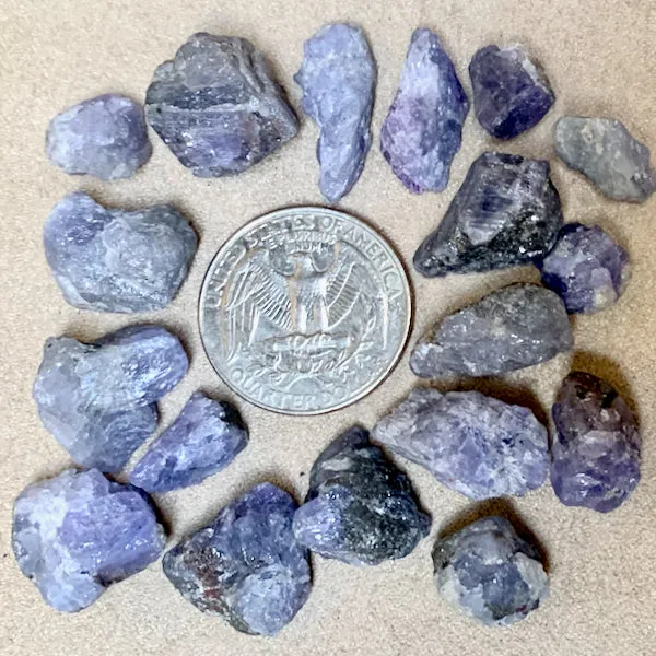 Tanzanite Rough Crystals