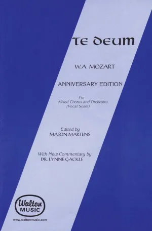 TE DEUM K 141 (66B) SATB VOCAL SCORE